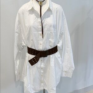 NWT American Eagle Outfitters White Shirt Sz L